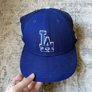 Los Angeles Dodgers back mesh Royal blue New Era 59fifty fitted cap Size 7 1/4